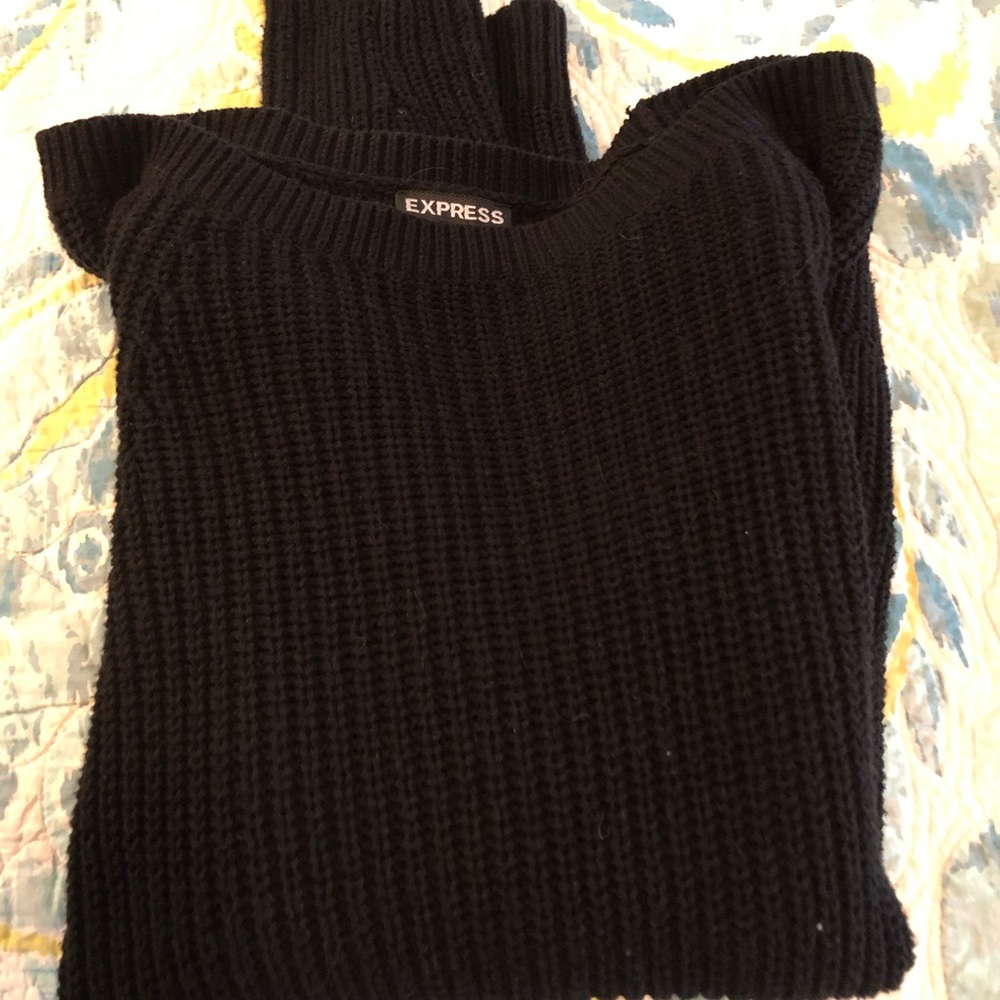 Express black sweater